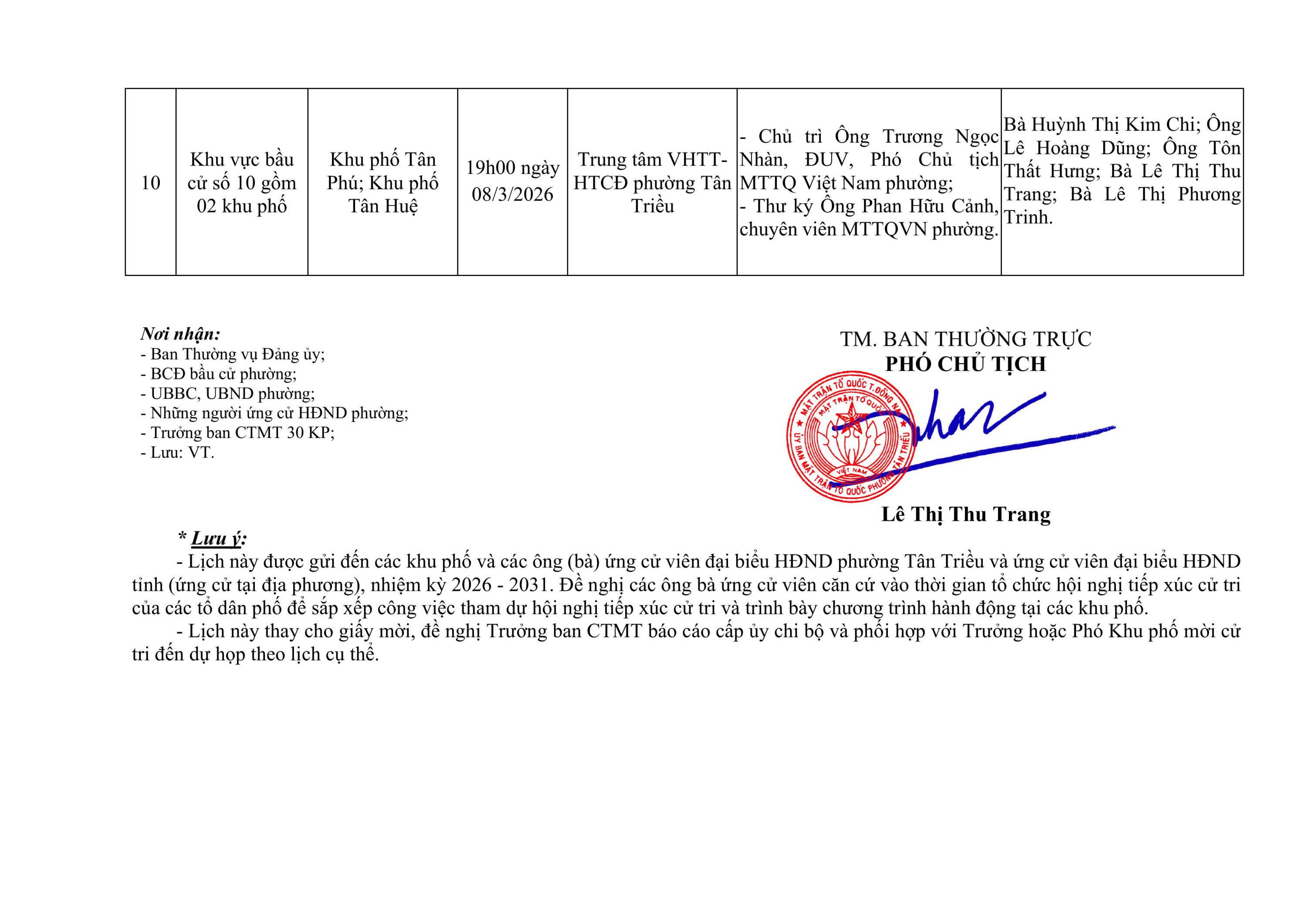 38 TB lịch vận động ứng cử dadongdau hình ảnh 3